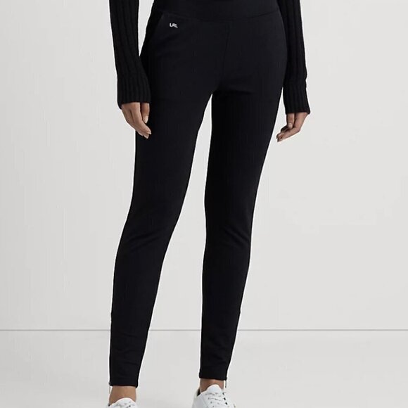 L-RL Ralph Lauren Active Jersey Ankle pant Petite XS - Picture 2 of 11